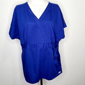 GREY'S ANATOMY Heart Rate Embroidered Scru…